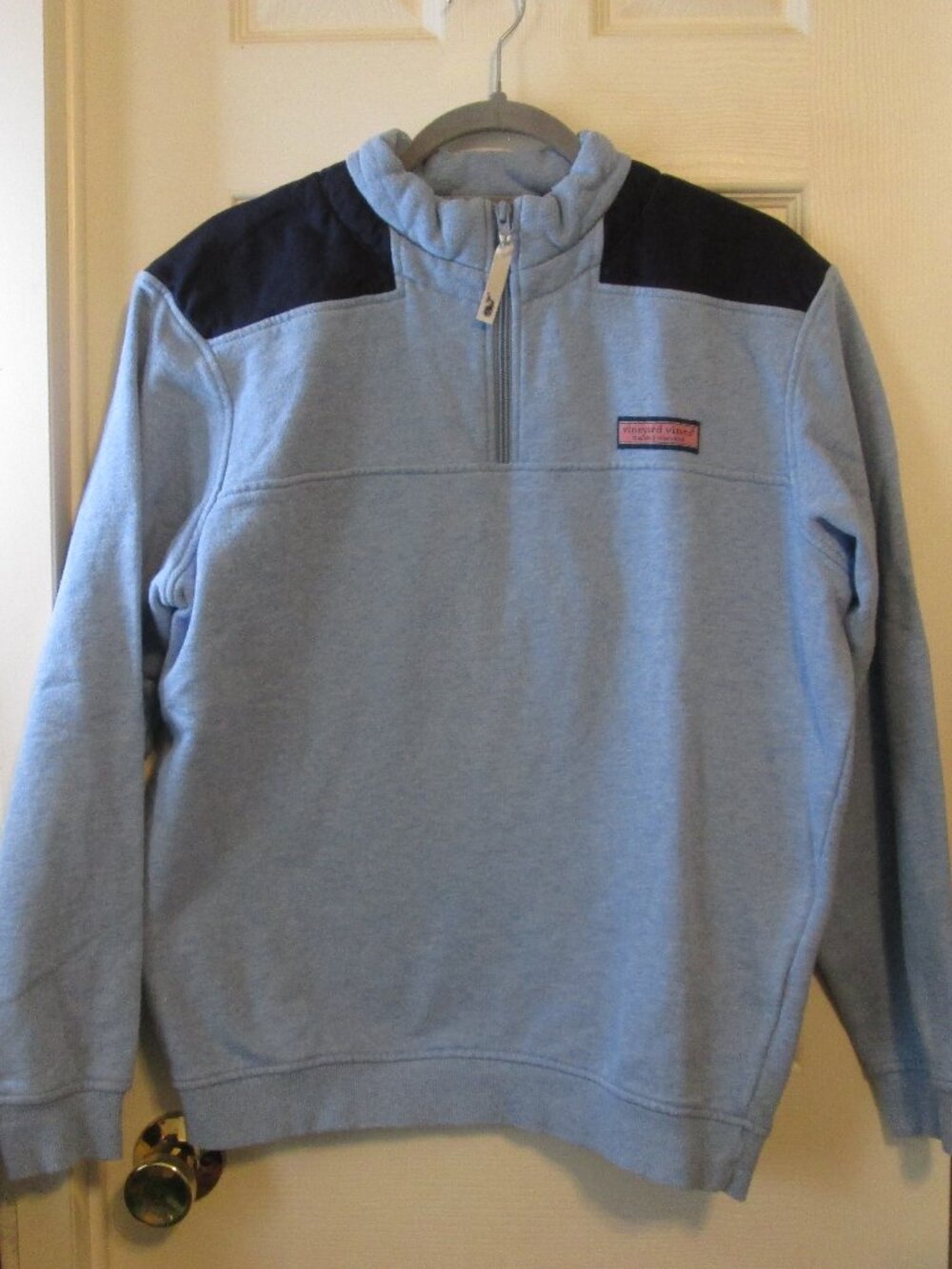 Vineyard Vines Men's Blue 1/4 Zip Sweatshirt Size Small